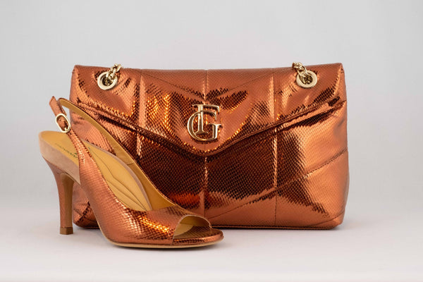 Firenze Shoes Giovanni Fabiani Sandal Copper