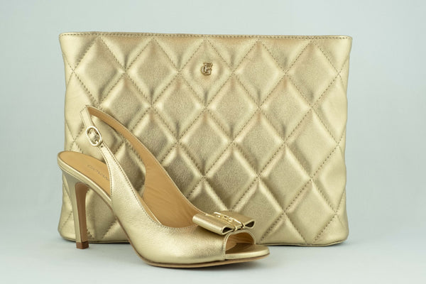 Firenze Shoes Giovanni Fabiani Sandal Gold