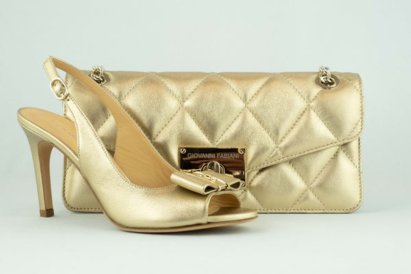 Firenze Shoes Giovanni Fabiani Sandal Gold