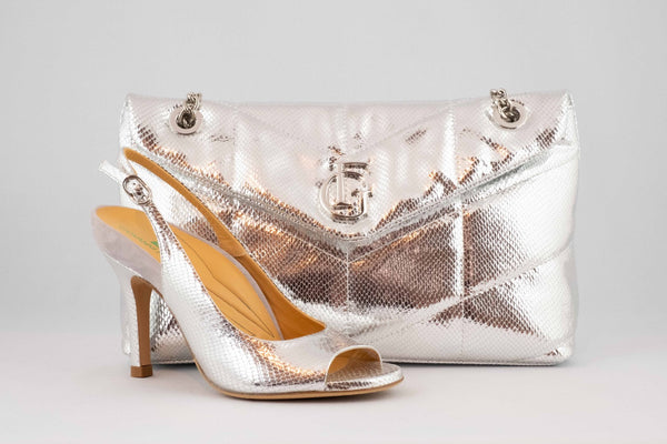 Firenze Shoes Giovanni Fabiani Sandal Silver