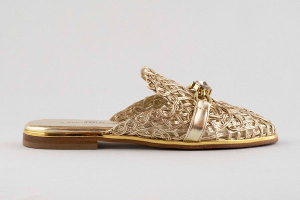 firenze shoes Ilasio Renzoni Flats Gold