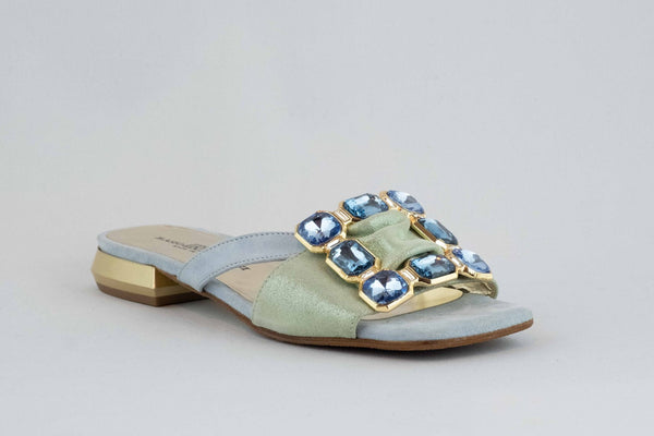 Firenze Shoes Ilasio Renzoni Flats Green