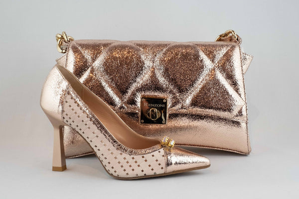 Firenze Shoes Ilasio Renzoni Pump Rose Gold