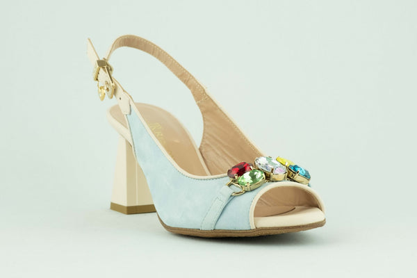 Firenze Shoes Ilasio Renzoni Sandal Blue