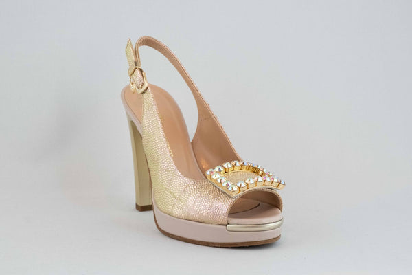 Firenze Shoes Ilasio Renzoni Sandal Gold