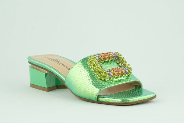 Firenze Shoes Ilasio Renzoni Sandal Green