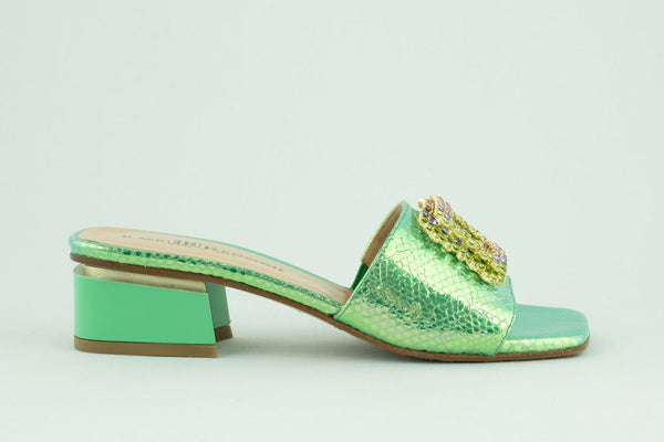 firenze shoes Ilasio Renzoni Sandal Green