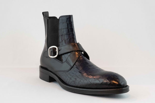 Firenze Shoes Jo Ghost Boot Blue