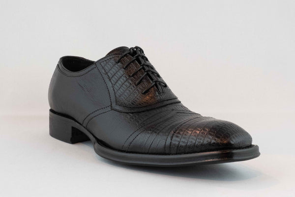 Firenze Shoes Jo Ghost Lace Up Black