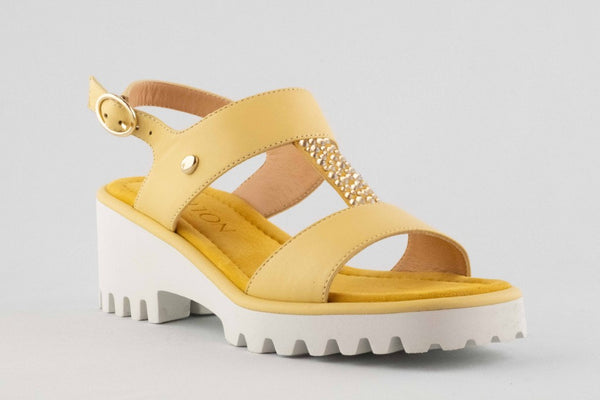 Firenze Shoes KELTON Sandal Yellow