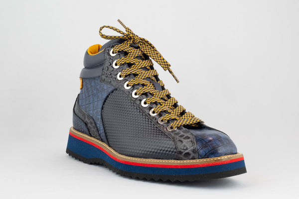 Firenze Shoes Lorenzi Boot Blue