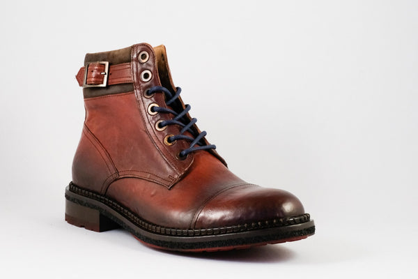 Firenze Shoes Lorenzi Boot Burgandy