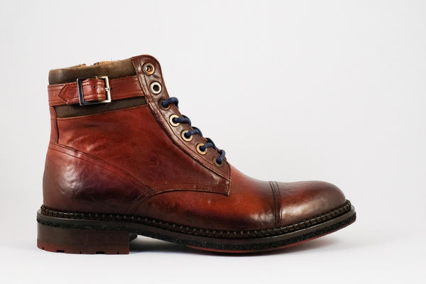 firenze shoes Lorenzi Boot Burgandy
