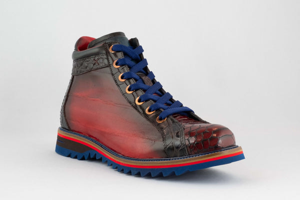 Firenze Shoes Lorenzi Boot Red