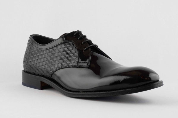 Firenze Shoes Lorenzi Lace Up Black