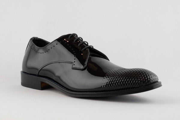 Firenze Shoes Lorenzi Lace Up Black