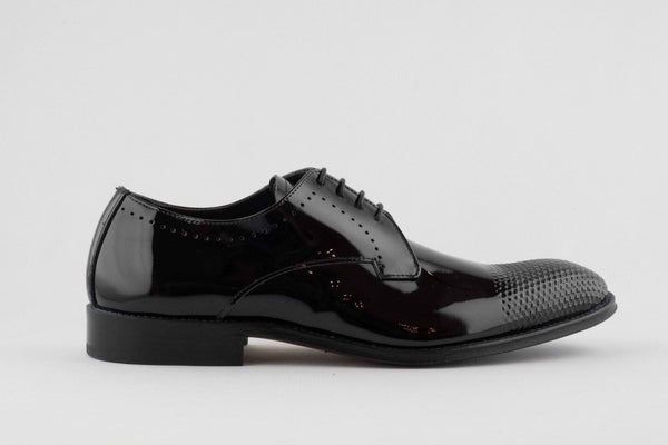 firenze shoes Lorenzi Lace Up Black