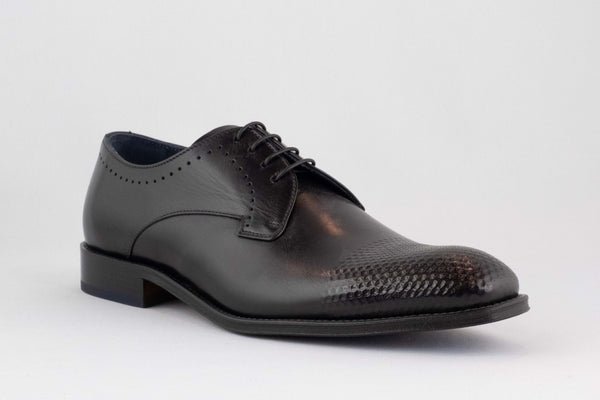 Firenze Shoes Lorenzi Lace Up Black