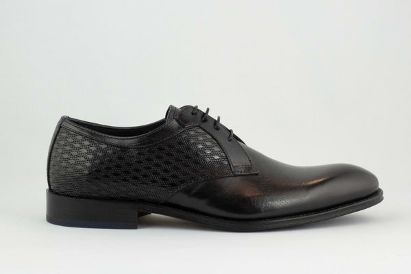 firenze shoes Lorenzi Lace Up Black