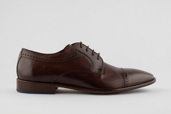 firenze shoes Lorenzi Lace Up Brown