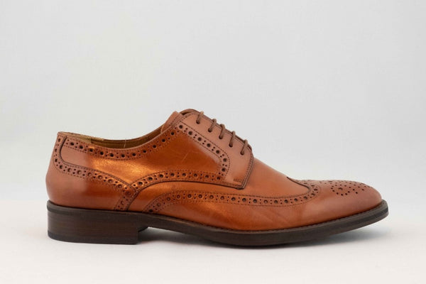 firenze shoes Lorenzi Lace Up Cognac