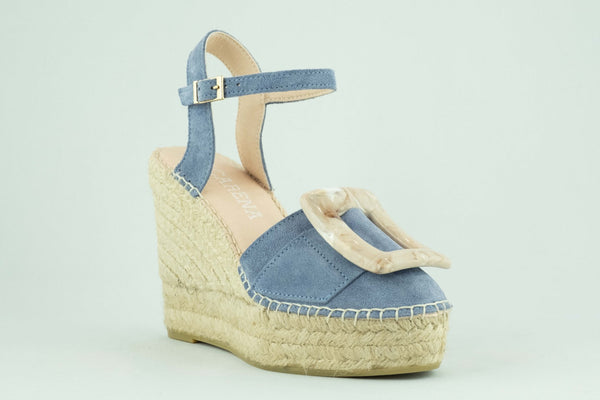 Firenze Shoes Macarena Sandal Blue