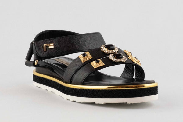 Firenze Shoes Marino Fabiani Sandal Black