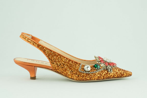 firenze shoes Prosperine Sandal Orange