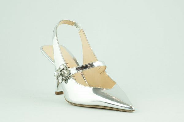 Firenze Shoes Prosperine Sandal Silver