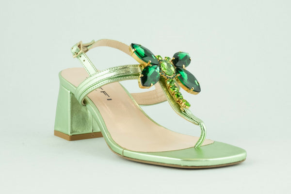Firenze Shoes Tiffi Sandal Green