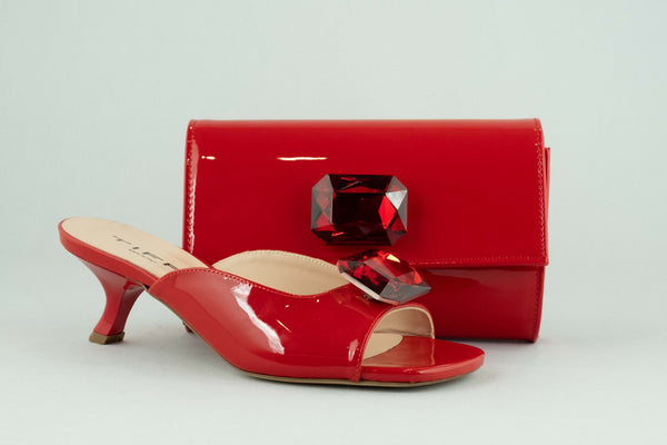 Firenze Shoes Tiffi Sandal Red
