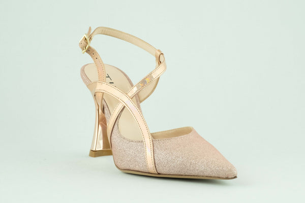 Firenze Shoes Tiffi Sandal Rose Gold