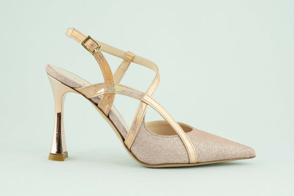 firenze shoes Tiffi Sandal Rose Gold