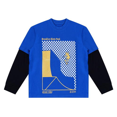 Firetrap Firetrap 2 Pack Long Sleeve T-Shirts Juniors