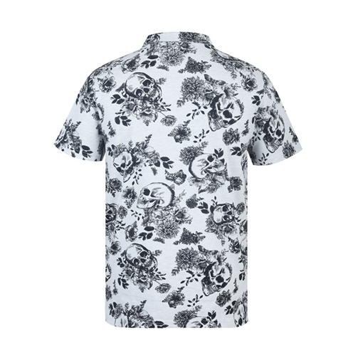 Firetrap Firetrap All-Over Print Polo Top Mens