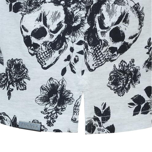 Firetrap Firetrap All-Over Print Polo Top Mens