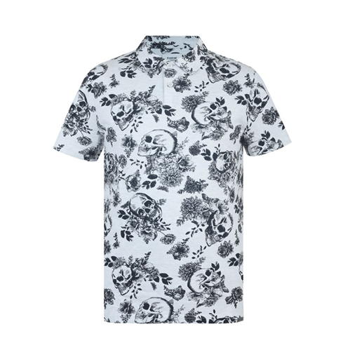 firetrap Firetrap All-Over Print Polo Top Mens