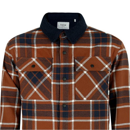 Firetrap Firetrap Borg Check Overshirt Mens