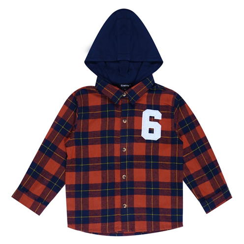 Firetrap Firetrap Check Hoodie And Shirt Infants