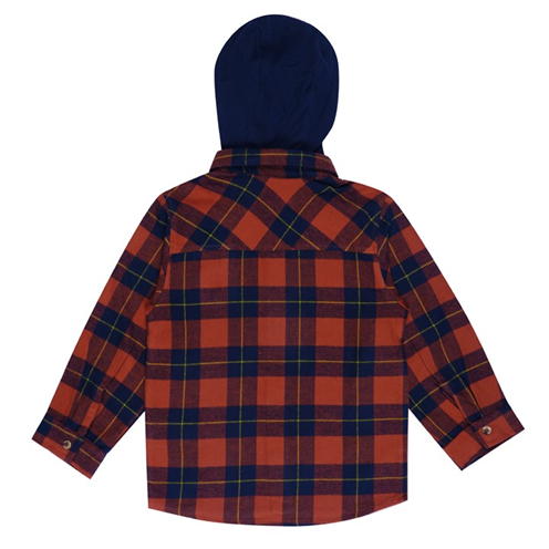 Firetrap Firetrap Check Hoodie And Shirt Infants