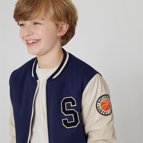 Firetrap Firetrap College Varsity Jacket Juniors