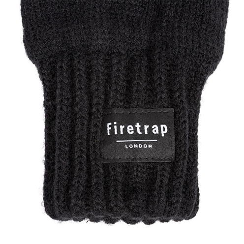 Firetrap Firetrap Knitted Gloves Adults