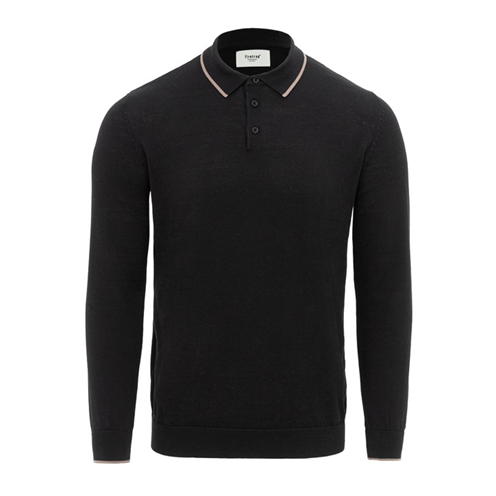 firetrap Firetrap Mens Long Sleeve Polo Jumper