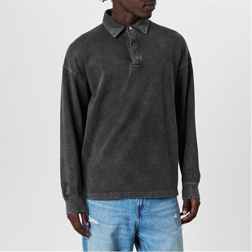 Firetrap Firetrap Mens Washed Rugby