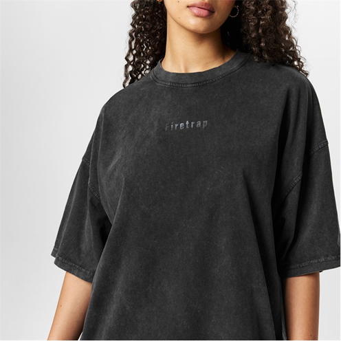 Firetrap Firetrap Wash Boxy T-Shirt