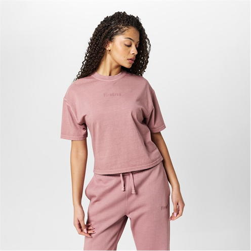 firetrap Firetrap Wash Boxy Oversized T-Shirt Womens