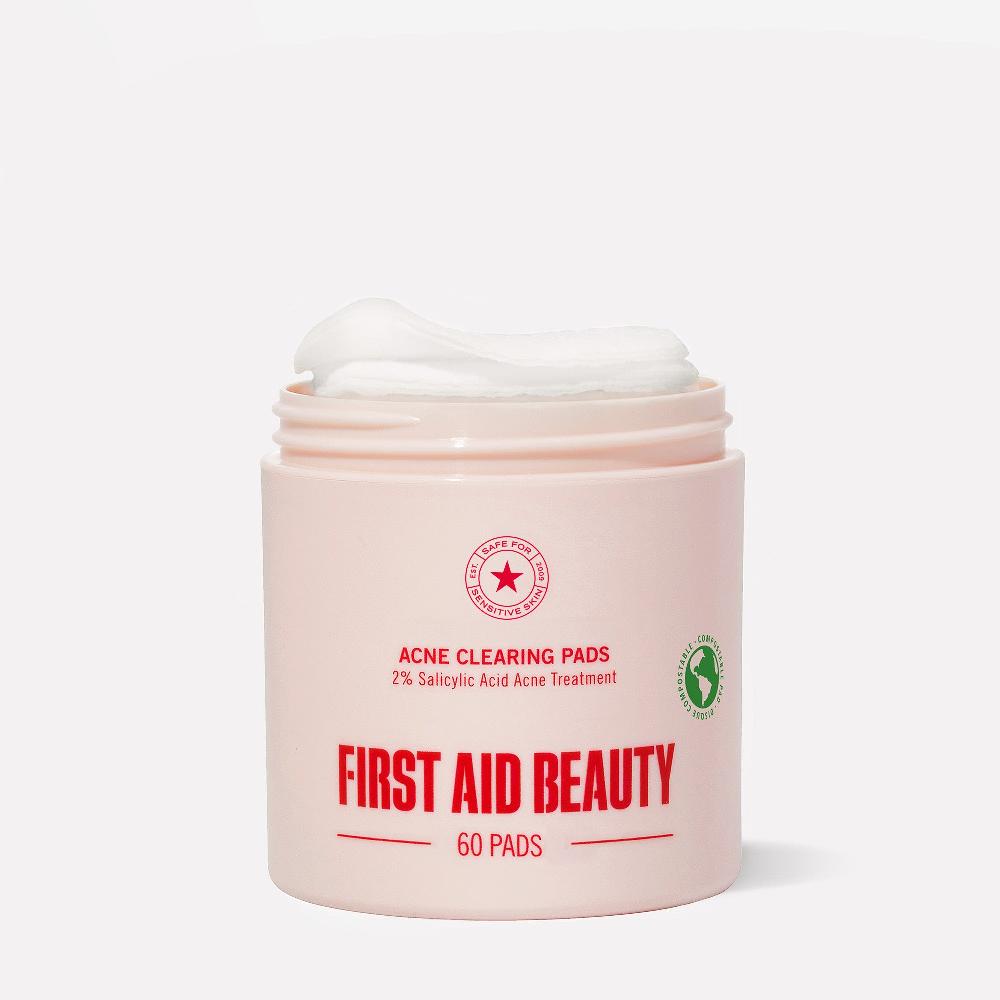 first aid beauty Acne Clearing Pads 2% Salicylic Acid Treatment