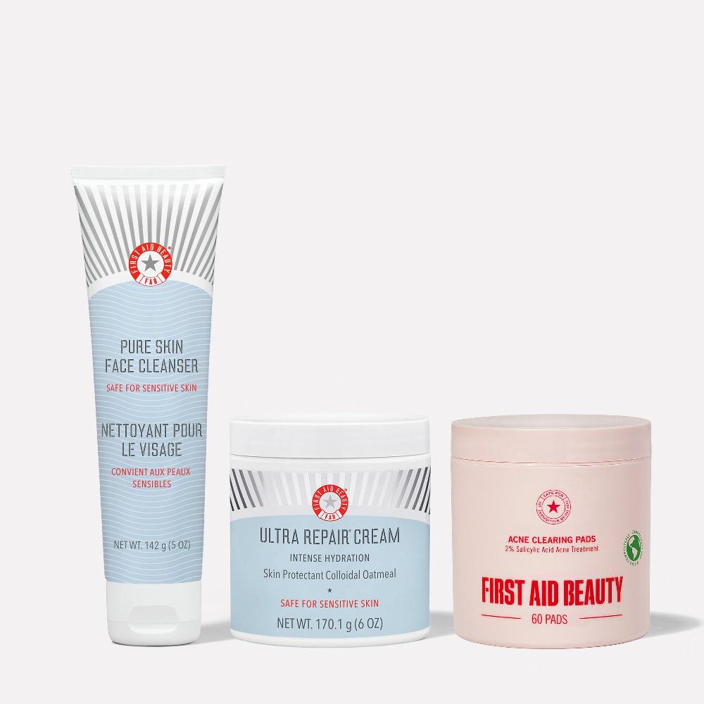first aid beauty Clear Up + Hydrate Trio Bundle