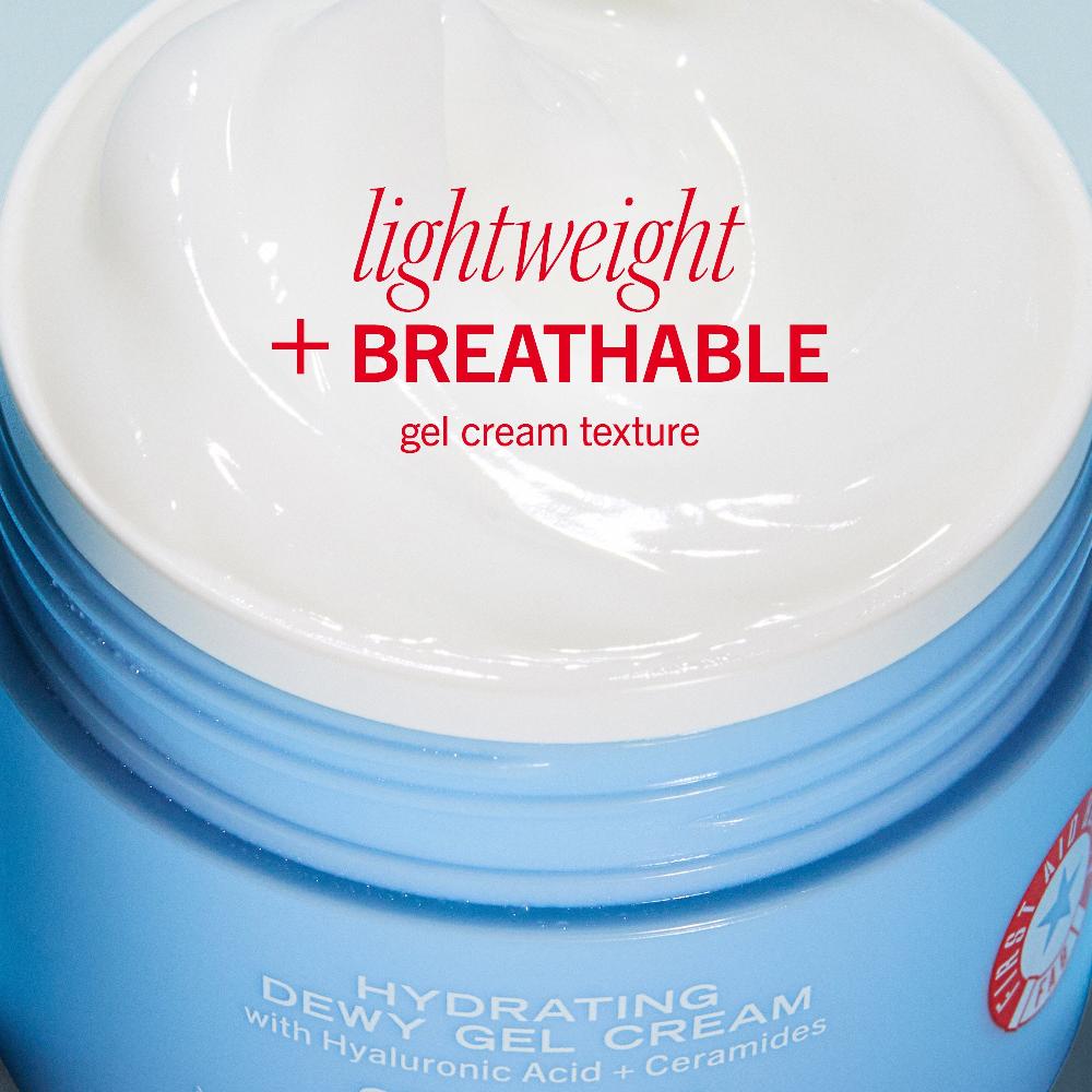First Aid Beauty Hydrating Dewy Gel Cream Moisturizer With Hyaluronic Acid + Ceramides Moisturizer