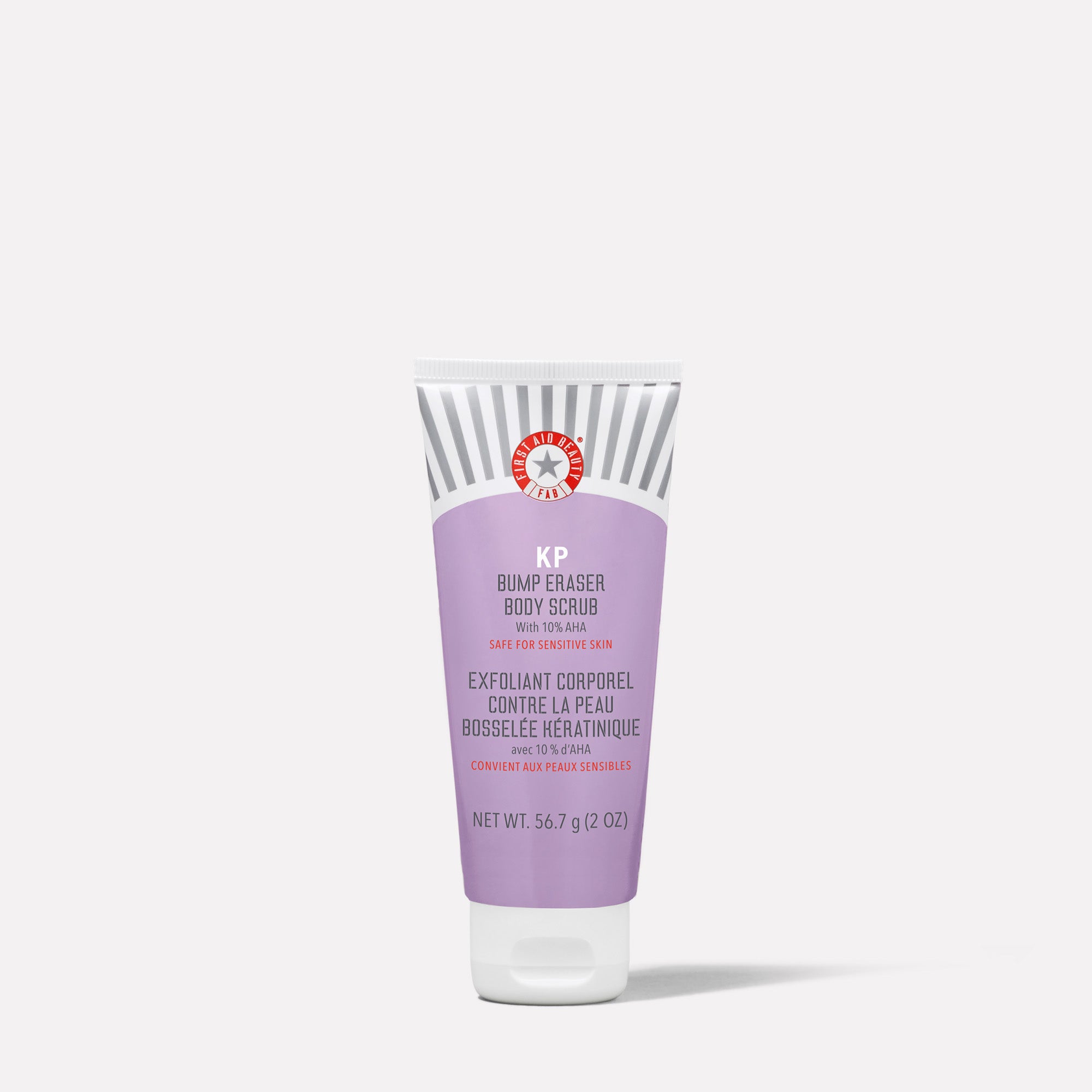 first aid beauty KP Bump Eraser Body Scrub 10% AHA Travel Size Exfoliator